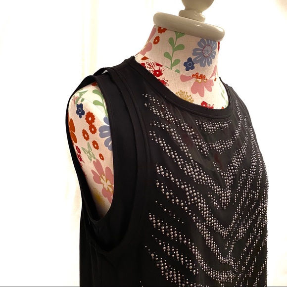 Rebecca Taylor Studded Tank Blouse - Picture 2 of 7